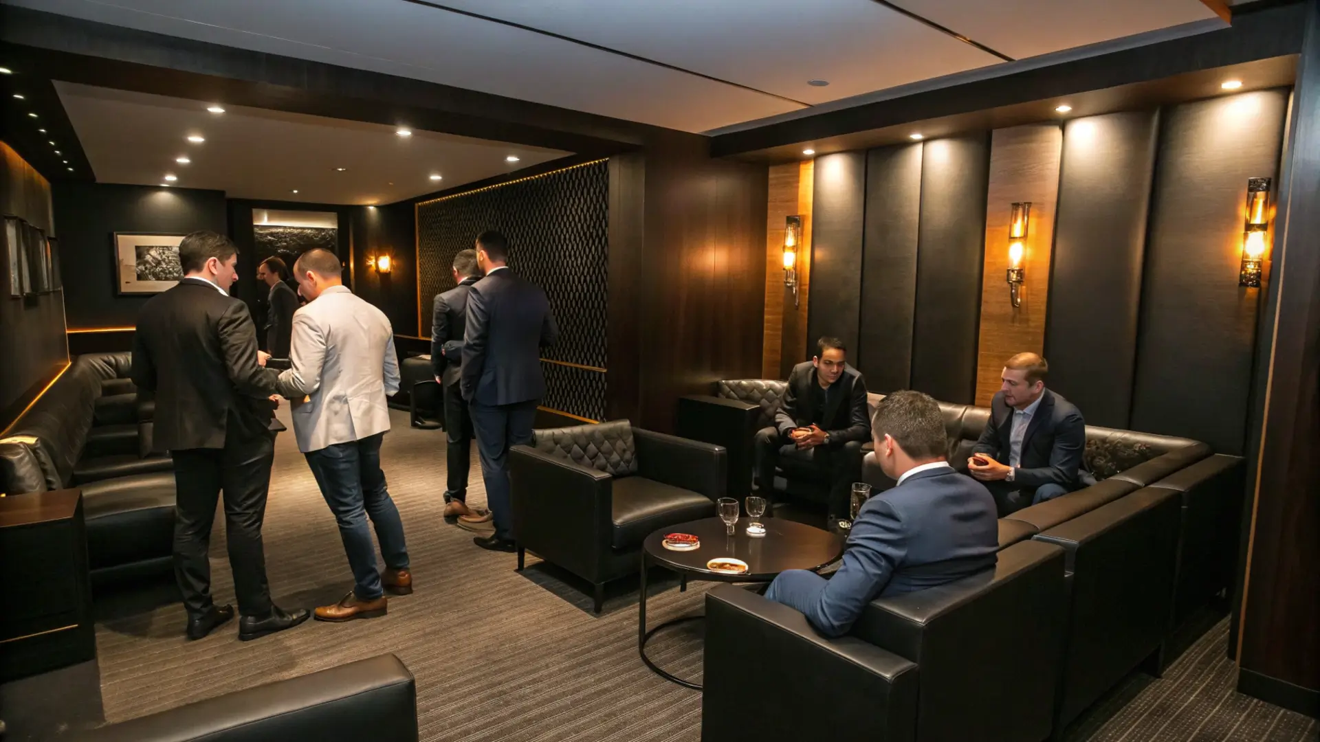 guests in a sex bar in Vienna