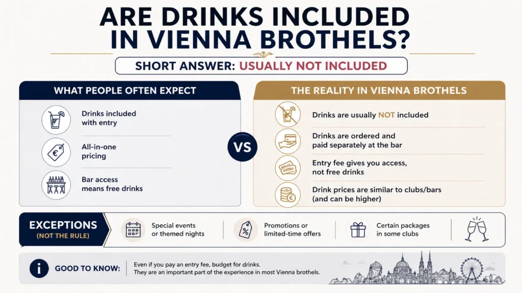 are drinks included in vienna brothels