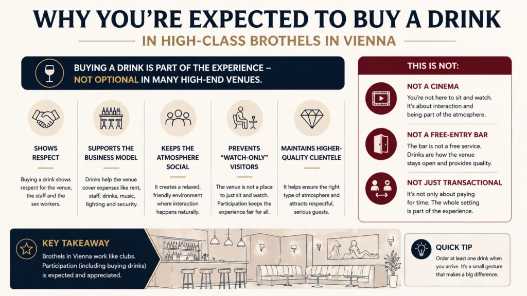 why it is expected to buy a drink