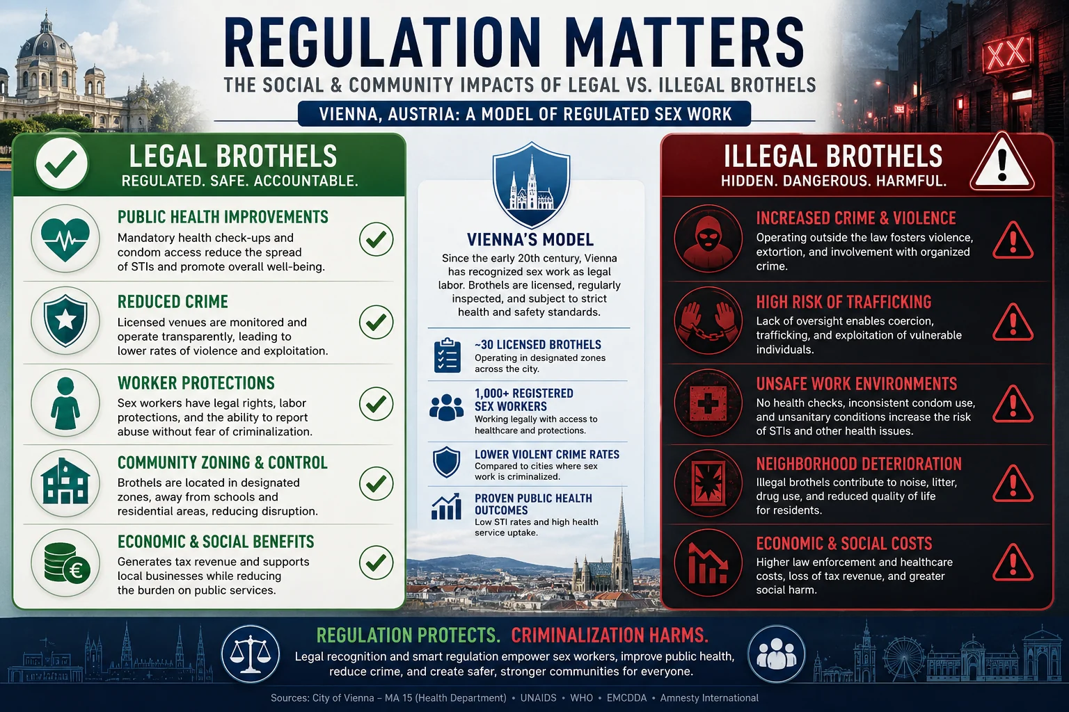 What Is the Difference Between a Legal and Illegal Brothel? infographic
