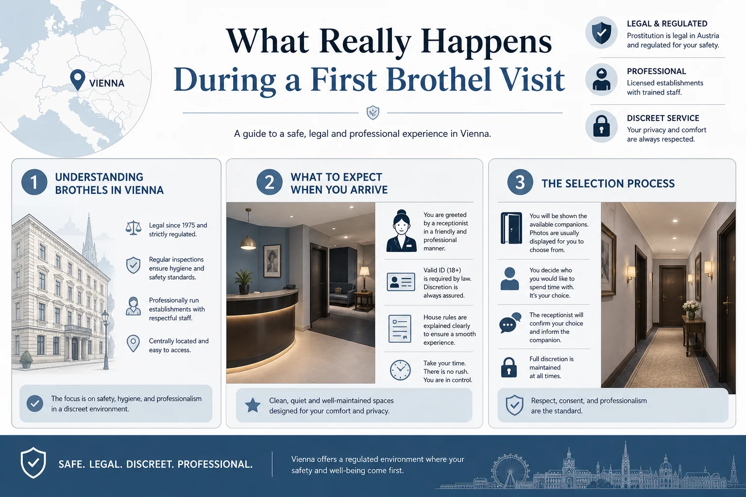 What Really Happens During a First Brothel Visit infographic