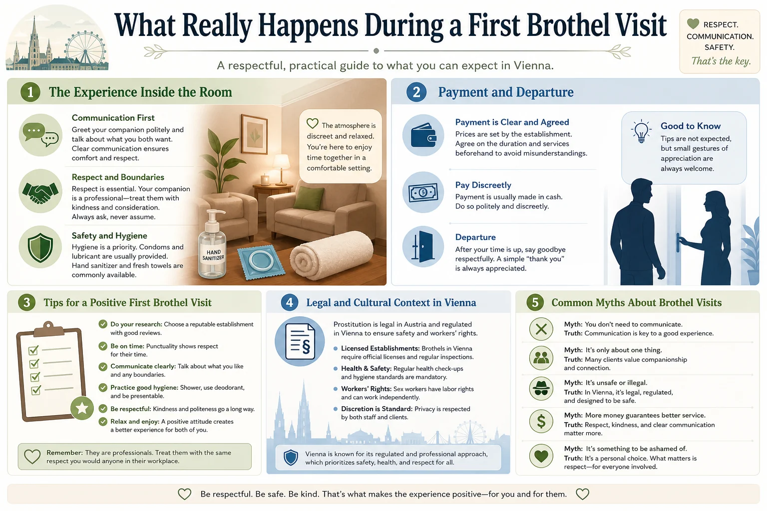 What Really Happens During a First Brothel Visit infographic